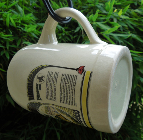 Retro keramický pivní korbel — foto 4