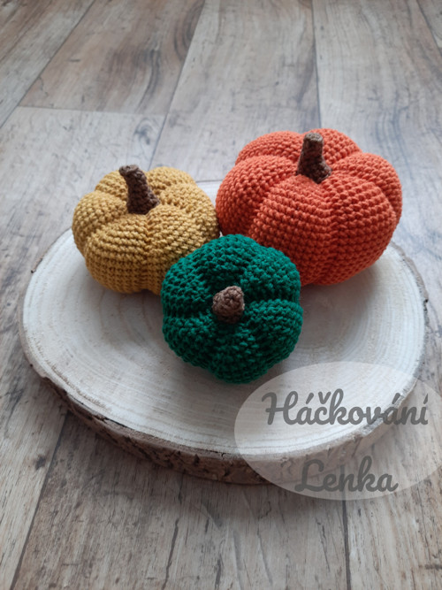 Háčkovaná dýně 8cm — foto 3