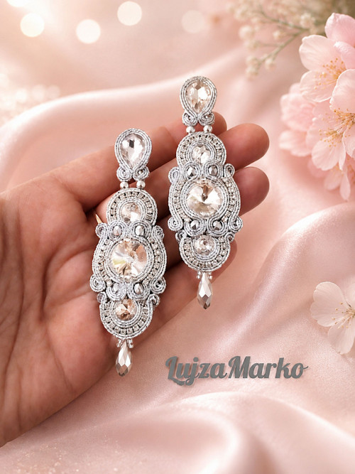 Taylor soutache / sutaž náušnice — foto 2