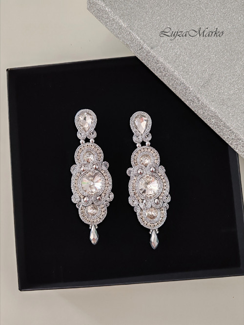 Taylor soutache / sutaž náušnice — foto 4