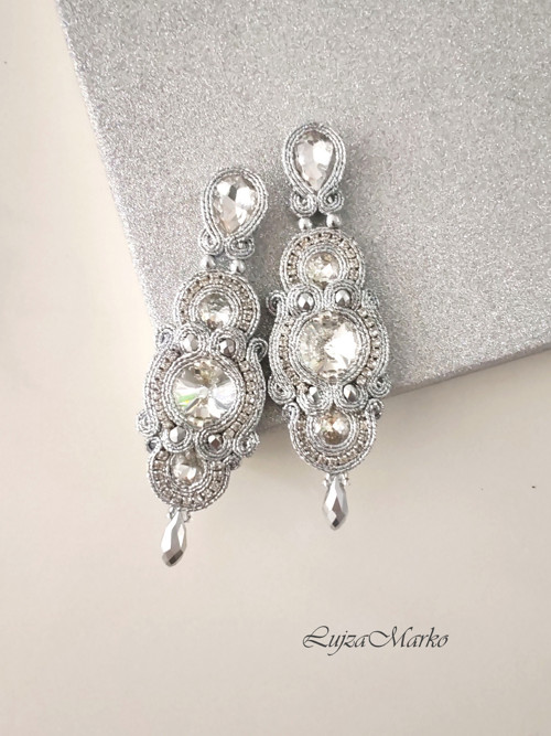 Taylor soutache / sutaž náušnice — foto 5