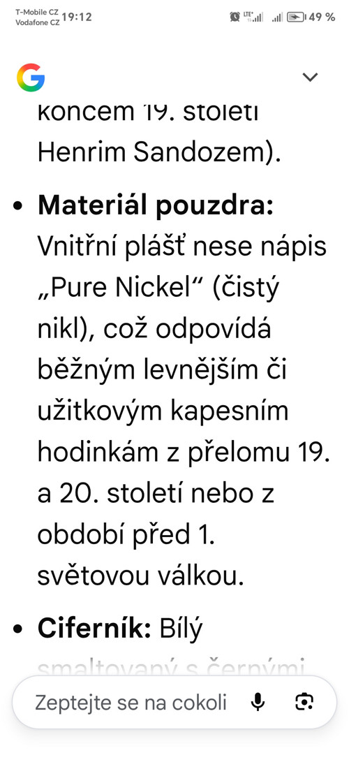 Starožitné kapesní hodinky — foto 6