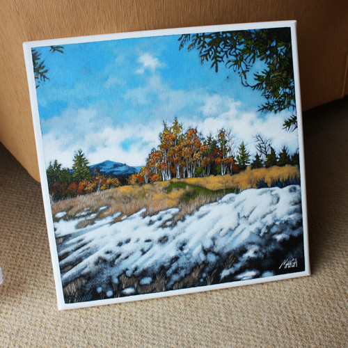 Vzpomínka ... 40x40cm — foto 2