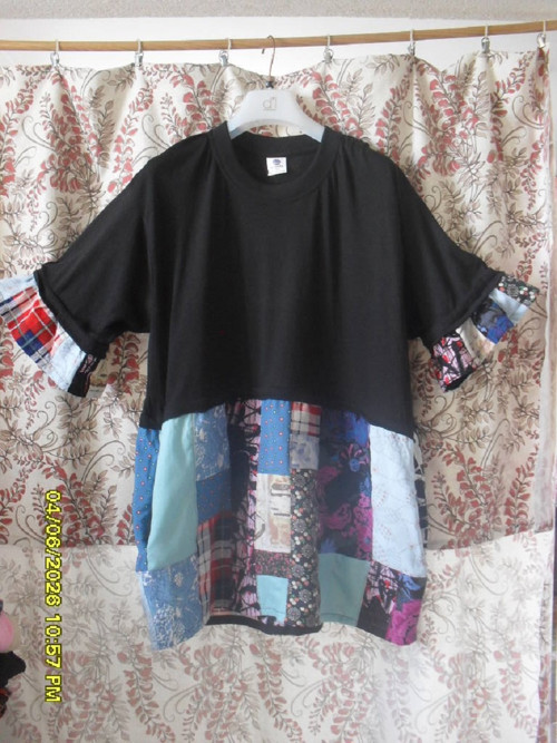 Patchwork tunika-tričko pohodlné — foto 3