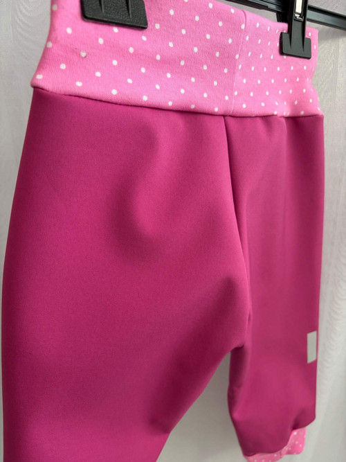 Dětské softshellové kalhoty pink — foto 5
