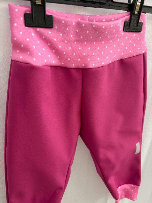 Dětské softshellové kalhoty pink — foto 4