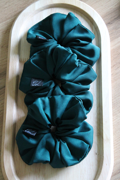 Saténová scrunchie — foto 2