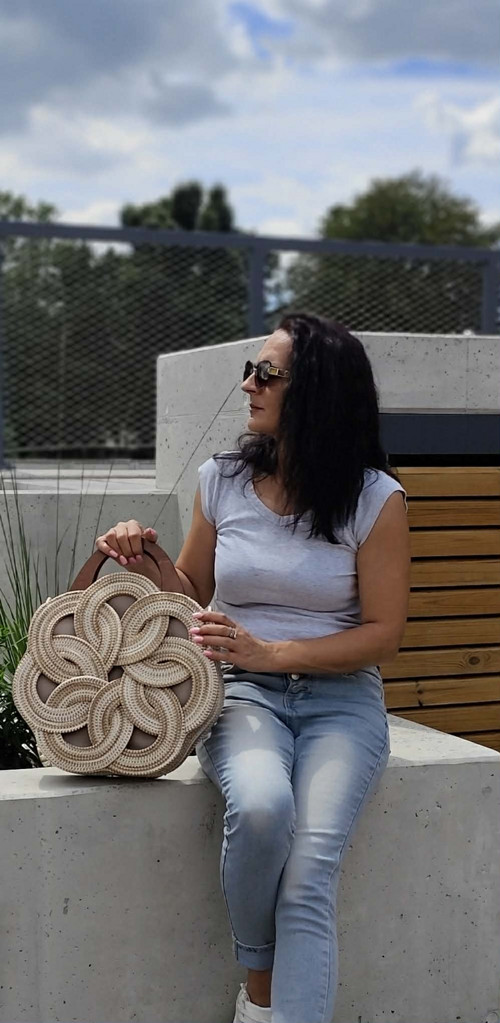 Handmade kabelka Flower — foto 4