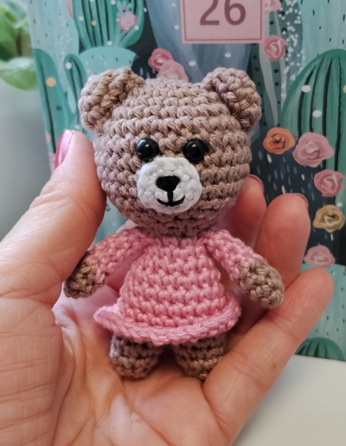 Háčkovaný mini medvídek — foto 2