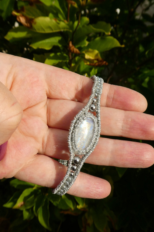 Náramek Moonstone silver — foto 2
