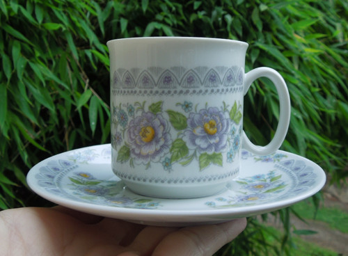 Retro porcelánový kávový servis — foto 2