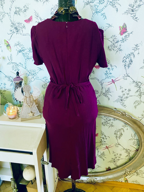 Šaty vintage lilek — foto 6