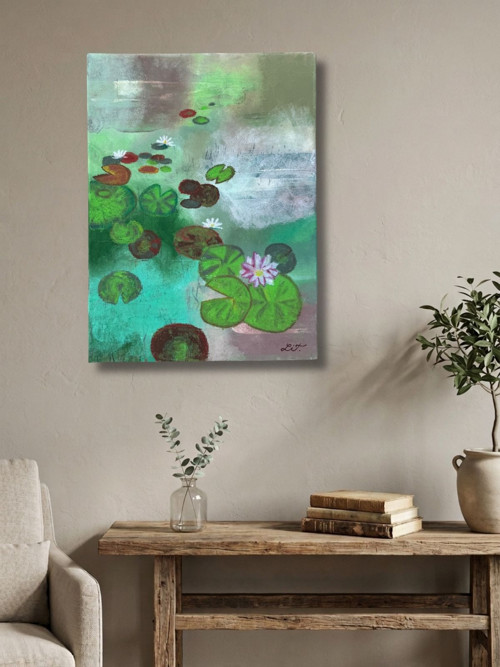 Obraz: Lekníny 40x30 cm — foto 2