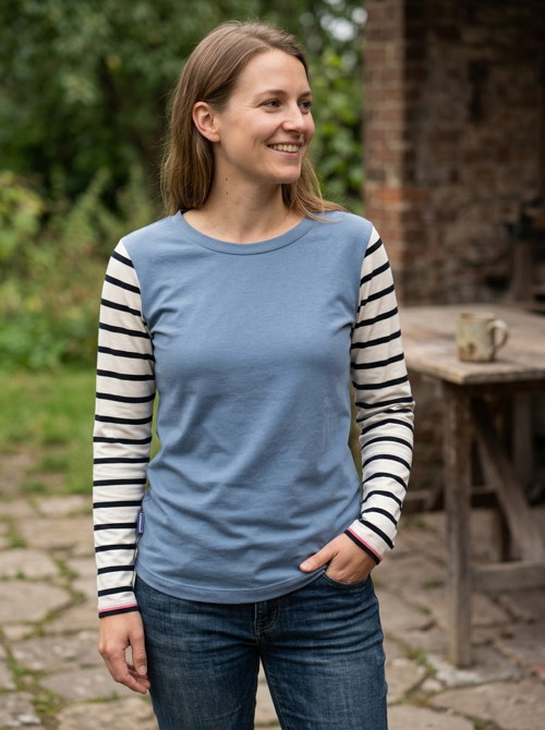PRUHOVANÉ (S/M) - dámské tričko — foto 4