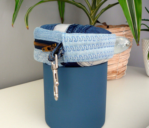 Denim taštička. — foto 3