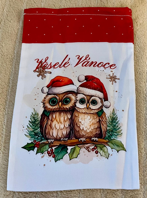 Sovičky na větvi - Veselé Vánoce — foto 2