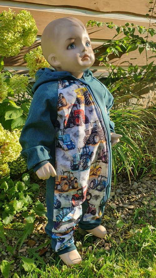 Dětská softshellová kombinéza - vel. 80/86 — foto 3