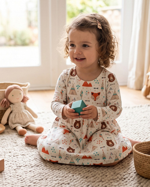 Dívčí šaty Tepee and Bears — foto 6