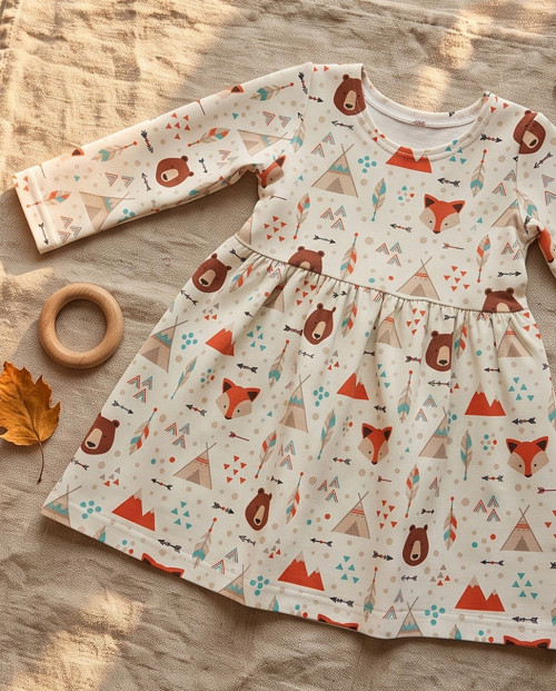 Dívčí šaty Tepee and Bears — foto 2