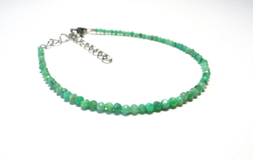 Smaragd - jemný náramek 4 mm — foto 2