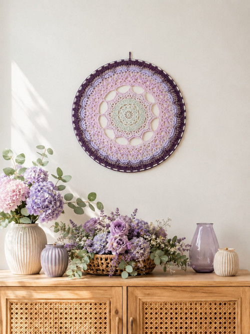 Háčkovaná mandala — foto 2