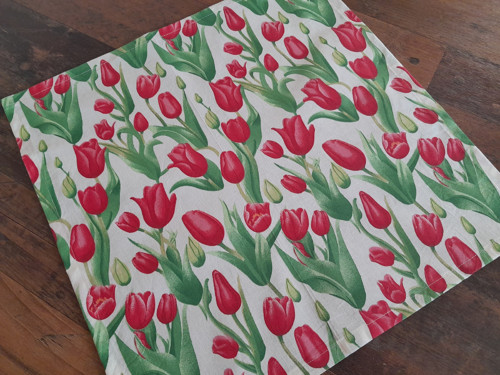 Čtvercový ubrus.....tulipánky — foto 2
