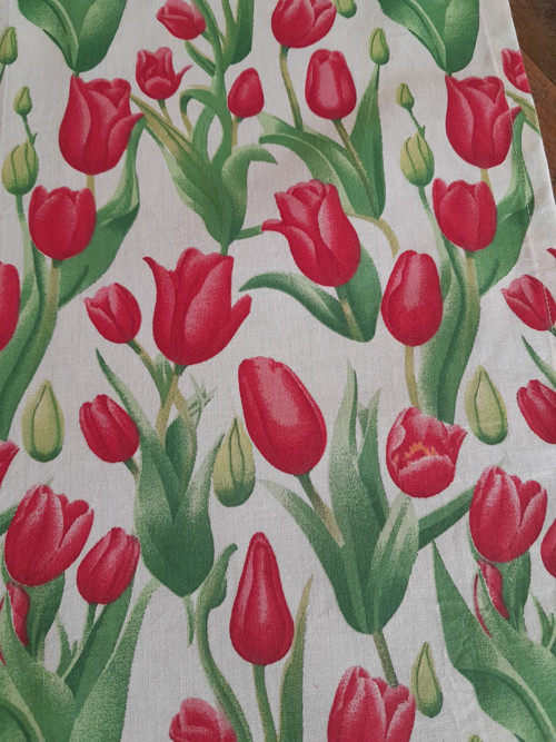 Čtvercový ubrus.....tulipánky — foto 3