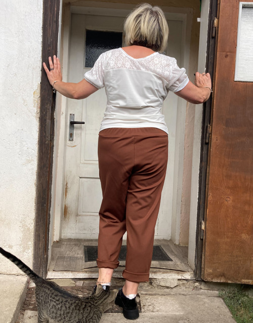 Kalhoty hnědé — foto 4