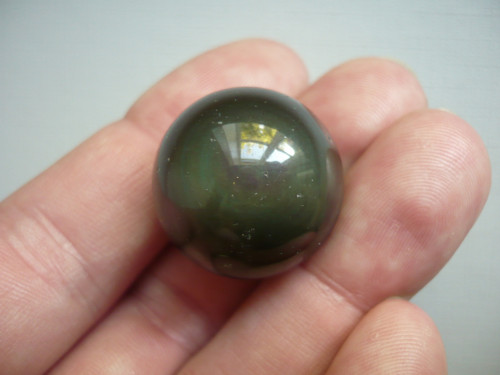 Kulička - obsidián duhový 23 mm, č.13f — foto 2