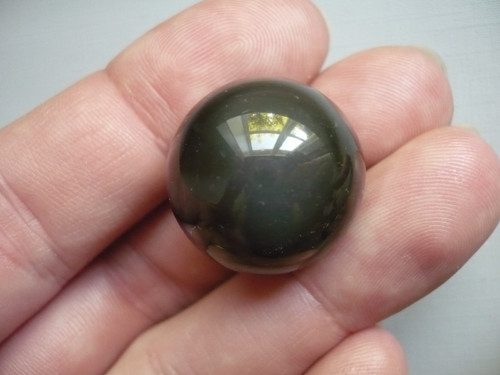 Kulička - obsidián duhový 22 mm, č.17f — foto 2