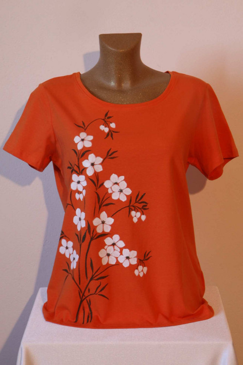 Malované tričko, vel. M — foto 2