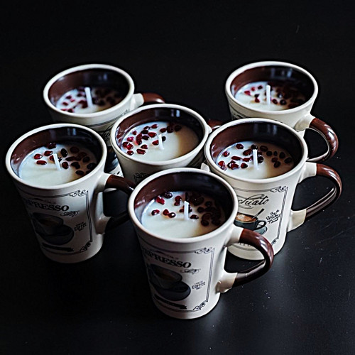 Sójová svíčka - Coffee break s granátem — foto 4
