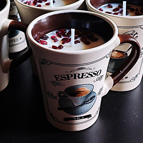 Sójová svíčka - Coffee break s granátem — foto 6
