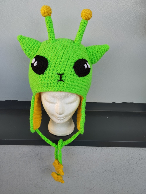 Green cat beanie — foto 3