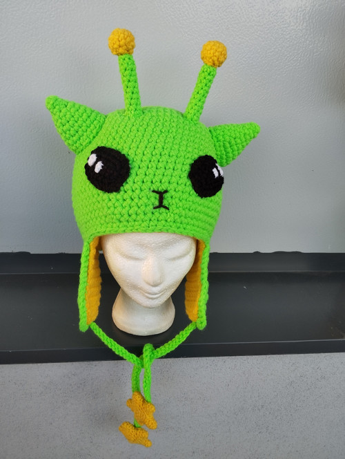 Green cat beanie — foto 4