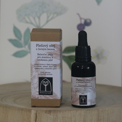 Pleťový olej s černým bezem 30 ml — foto 2