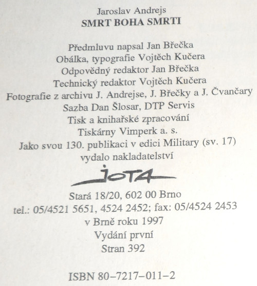 Jaroslav Andrejs: SMRT boha smrti, 1997 — foto 5