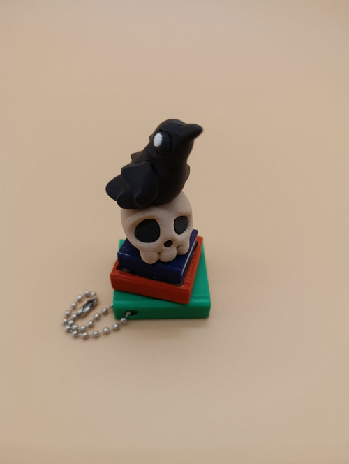 Halloween klikač – Havran na lebce — foto 3