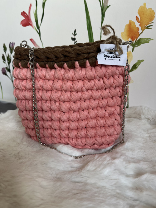 Háčkovaná bucket bag — foto 2