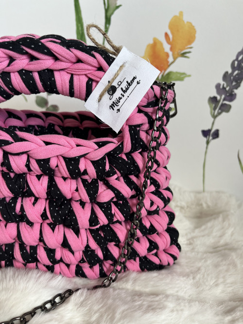 Háčkovaná medium crossbody — foto 3