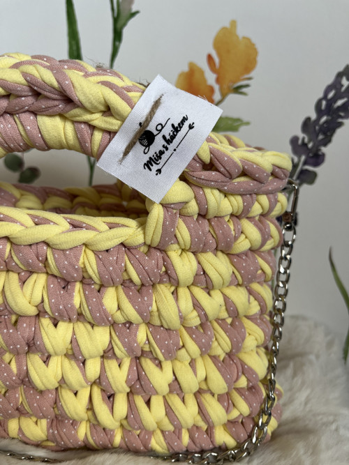 Háčkovaná medium crossbody — foto 2