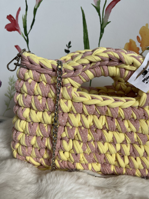 Háčkovaná medium crossbody — foto 3