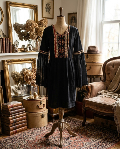 Šaty boho vyšívané — foto 2