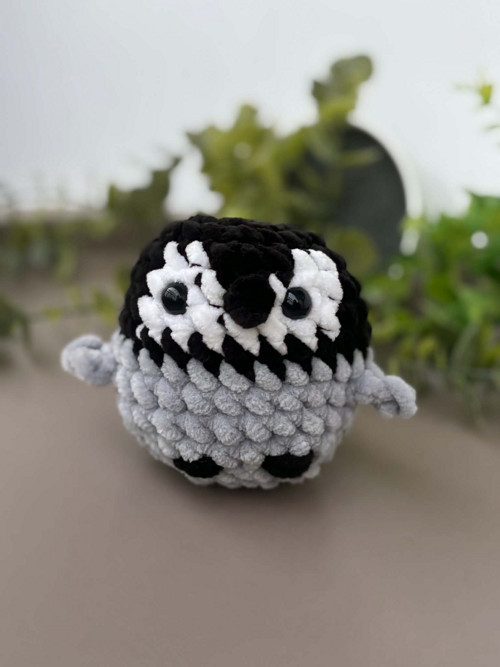 Háčkovaný mini tučňák — foto 2