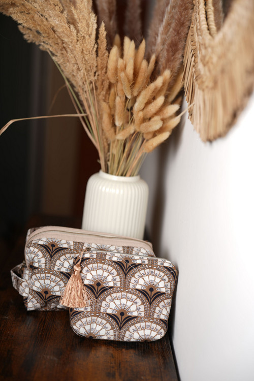 Sada kosmetických taštiček BEIGE — foto 2
