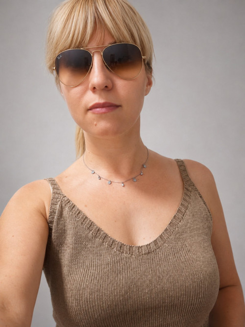 Hedvábná sukně a top — foto 2