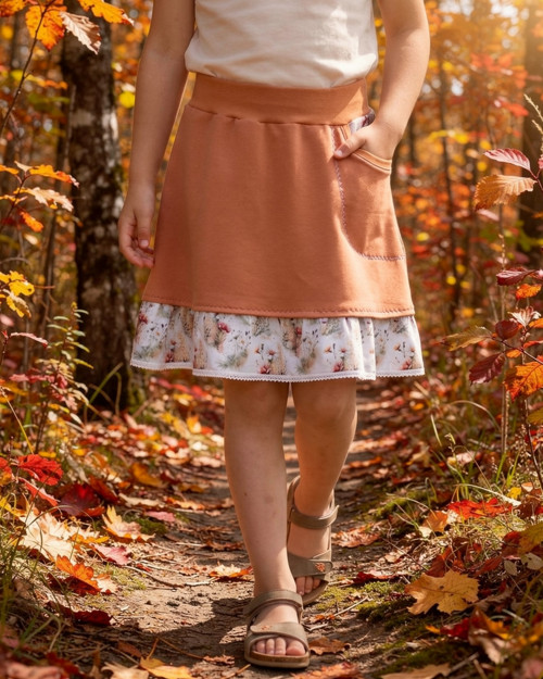 ROMANTICKÁ (L/XL) - teplá sukně — foto 6