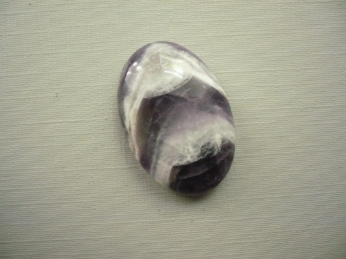 Kabošon - ametyst chevron 30 mm, č.29f — foto 2