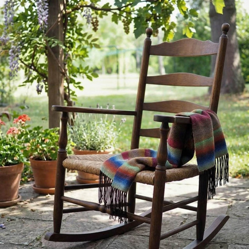 RUČNĚ TKANÁ ŠÁLA - PLÉD - IRENA — foto 2