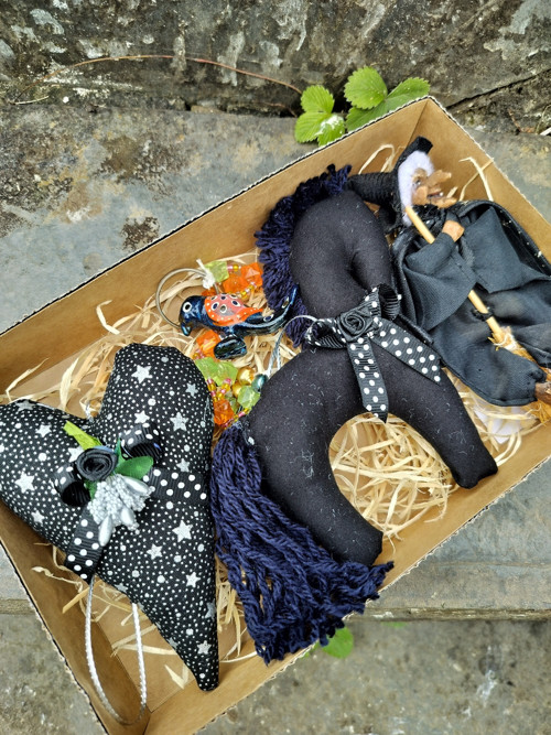 Halloweenská sada s čarodějnicí — foto 3